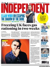 The Independent () Newspaper Front Page for 23 March 2013
