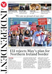 The Independent () Newspaper Front Page for 23 May 2018