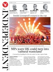 The Independent () Newspaper Front Page for 23 July 2020
