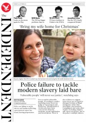 The Independent () Newspaper Front Page for 24 October 2017