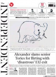 The Independent () Newspaper Front Page for 24 December 2013