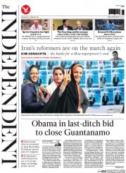 The Independent () Newspaper Front Page for 24 February 2016