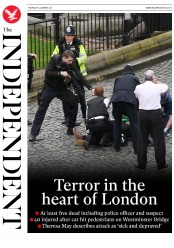 The Independent () Newspaper Front Page for 24 March 2017