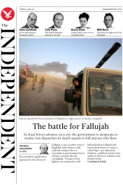 The Independent () Newspaper Front Page for 24 May 2016