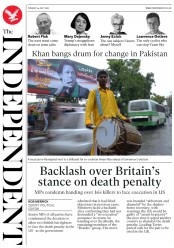 The Independent () Newspaper Front Page for 24 July 2018