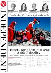 The Independent () Newspaper Front Page for 25 December 2019
