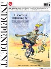 The Independent () Newspaper Front Page for 26 November 2015