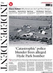 The Independent () Newspaper Front Page for 26 February 2014