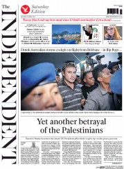 The Independent () Newspaper Front Page for 26 April 2014