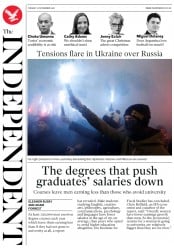 The Independent () Newspaper Front Page for 27 November 2018