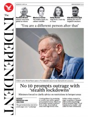 The Independent () Newspaper Front Page for 27 May 2021