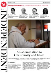 The Independent () Newspaper Front Page for 27 July 2016