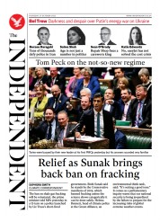 The Independent () Newspaper Front Page for 28 October 2022