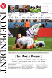 The Independent () Newspaper Front Page for 28 June 2016