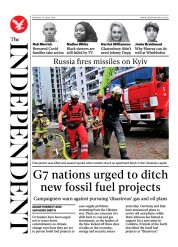 The Independent () Newspaper Front Page for 28 June 2022
