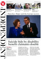 The Independent () Newspaper Front Page for 29 December 2017