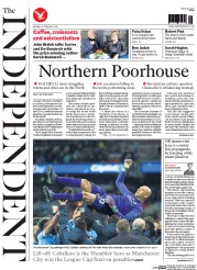 The Independent () Newspaper Front Page for 29 February 2016