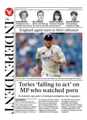 The Independent () Newspaper Front Page for 29 April 2022