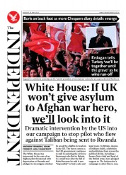 The Independent () Newspaper Front Page for 29 May 2023