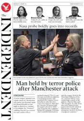 The Independent () Newspaper Front Page for 2 January 2019