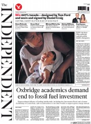 The Independent () Newspaper Front Page for 2 February 2016