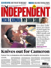 The Independent () Newspaper Front Page for 2 March 2013