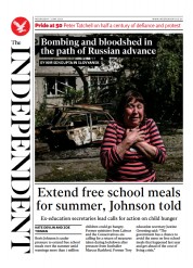 The Independent () Newspaper Front Page for 2 June 2022