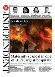 The Independent () Newspaper Front Page for 2 July 2021