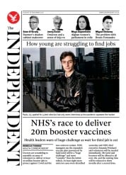 The Independent () Newspaper Front Page for 30 November 2021