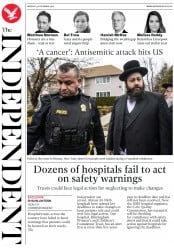 The Independent () Newspaper Front Page for 30 December 2019