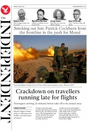 The Independent () Newspaper Front Page for 30 May 2016