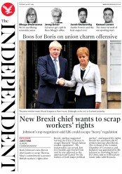 The Independent () Newspaper Front Page for 30 July 2019