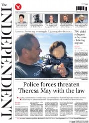 The Independent () Newspaper Front Page for 3 November 2015