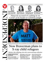 The Independent () Newspaper Front Page for 3 November 2022