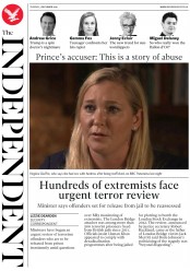 The Independent () Newspaper Front Page for 3 December 2019