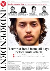 The Independent () Newspaper Front Page for 3 February 2020