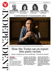 The Independent () Newspaper Front Page for 3 April 2021