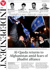 The Independent () Newspaper Front Page for 3 May 2016