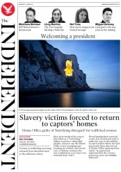 The Independent () Newspaper Front Page for 3 June 2019