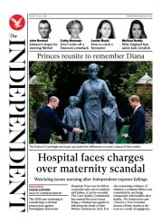 The Independent () Newspaper Front Page for 3 July 2021