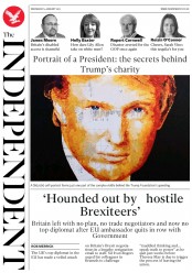 The Independent () Newspaper Front Page for 4 January 2017