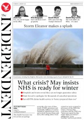 The Independent () Newspaper Front Page for 4 January 2018