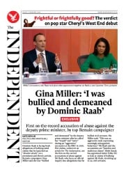 The Independent () Newspaper Front Page for 4 February 2023