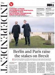 The Independent () Newspaper Front Page for 4 March 2016
