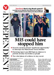 The Independent () Newspaper Front Page for 4 March 2023