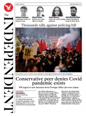 The Independent () Newspaper Front Page for 4 April 2021