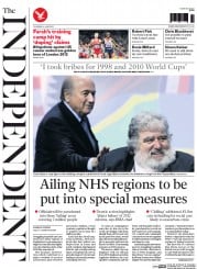 The Independent () Newspaper Front Page for 4 June 2015