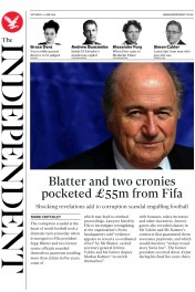 The Independent () Newspaper Front Page for 4 June 2016