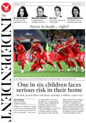 The Independent () Newspaper Front Page for 4 July 2018