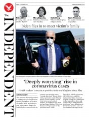 The Independent () Newspaper Front Page for 4 September 2020
